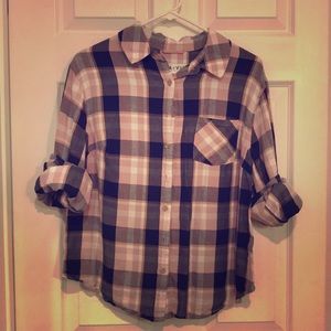 Target Ava & Viv Plaid Button Down Flannel size X